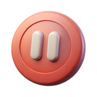 sumptuous quintessential Pause button symbol. Crisp edges, scalable, single-weight stroke with Scalable Design. png