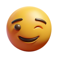 romantic alluring A winking face with one closed eye. Single-weight stroke, minimal, with Scalable Design. elite png