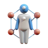 breathtaking coveted Human figure silhouette with data points. Clean lines, flat color, minimal design with Scalable Design. png