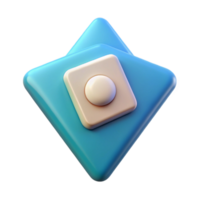 impressive inspired Triangular badge with a central dot. Symmetrical, flat color, minimal design with Scalable Design. png