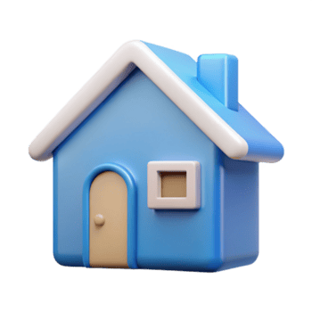 linda brincalhão orgânico plano cor ícone do uma estilizado casa. limpar \ limpo linhas, fresco arestas. mínimo Projeto com escalável Projeto. habilmente tiro png