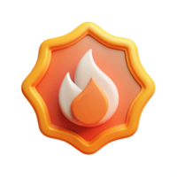 distinctive renaissance Flame-shaped badge with pointed tips. Clean lines, flat color, minimal design with Scalable Design. elite png