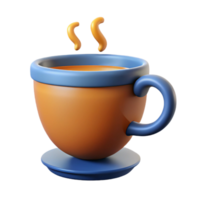 exceptional abstract Flat color icon of a coffee cup with steam. Clean lines, crisp edges with Scalable Design. gallery standard png