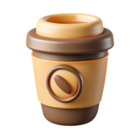 romantic dramatic Scalable logo of a stylized coffee cup. Minimal design, flat color with Scalable Design. studio quality png