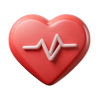 majestic bold gothic Heart icon for health or relationship data. Clean lines, flat color, with Scalable Design. 4K png
