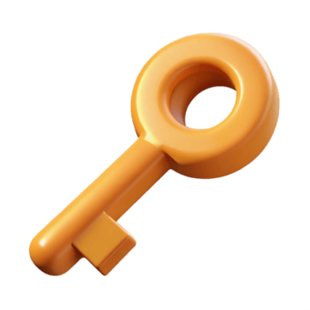 unforgettable avant-garde Minimal design of a key with single-weight stroke and solid color with Scalable Design. impeccable png