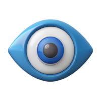 bold serene Eye pictogram. Symmetrical design, flat color, crisp edges with Scalable Design. luxury png
