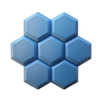 nostalgic picturesque Hexagon grid, flat color, clean lines, with Scalable Design. high resolution png