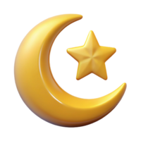 unforgettable abstract Crescent moon with a single star. Crisp edges, symmetrical design, with Scalable Design. sharp png