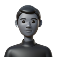 extraordinary coveted Symmetrical silhouette of a human face. Flat black, clean lines, with Scalable Design. png