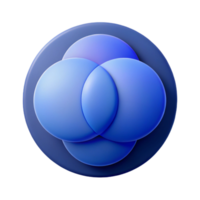 timeless futuristic Overlapping circles, minimal design, single-weight stroke with Scalable Design. 8K png
