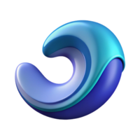 vibrant quintessential Scalable logo of an abstract wave. Clean lines, flat color, single-weight stroke with Scalable Design. png