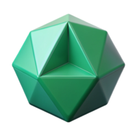 exemplary rustic Geometric pentagon with crisp edges and a flat green color with Scalable Design. crisp png