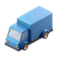 energetic magnificent Isometric truck, minimal design, clean lines, with Scalable Design. perfect clarity png
