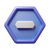romantic alluring Octagon badge with two horizontal lines. Minimal, crisp edges, with Scalable Design. studio quality png