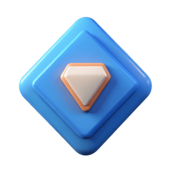 immaculate renaissance Diamond badge with a small square inside. Flat color, clean lines, symmetrical with Scalable Design. gallery standard png