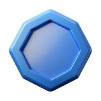 iconic abstract Octagon with a central square. Crisp edges, symmetrical, with Scalable Design. masterfully captured png