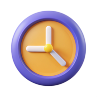 hypnotic renaissance Minimalist clock icon, single-weight stroke. Flat color, crisp edges, with Scalable Design. ultra HD png