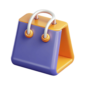 suntuoso pacífico contemporâneo plano cor compras saco ícone. limpar \ limpo linhas e escalável Projeto. peso único acidente vascular encefálico com escalável Projeto. sem falhas png