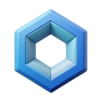 tirar o fôlego industrial uma simétrico, geométrico logotipo usando hexagonal formas. fresco arestas, plano cor, mínimo com escalável Projeto. estúdio qualidade png