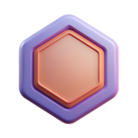 beautiful classic Octagonal badge, single-weight stroke. Symmetrical, flat color, minimal with Scalable Design. handcrafted png