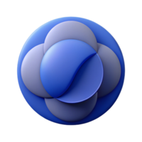 signature contemporary Overlapping circles, minimal design, single-weight stroke with Scalable Design. artisan png
