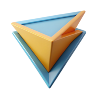 splendid mysterious elegant Expanding triangles, minimal, flat color, clean lines with Scalable Design. flawless png