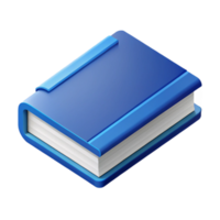 coveted baroque Isometric book with clean lines, flat blue with Scalable Design. high quality png