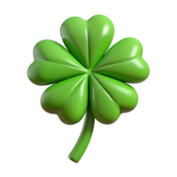 joyful elegant Symmetrical silhouette of a four-leaf clover. Single-weight stroke, minimal design with Scalable Design. expertly shot png