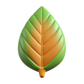 calma tirar o fôlego estilizado, simétrico folha com fresco arestas e uma peso único AVC. plano cor com escalável Projeto. Alto resolução png