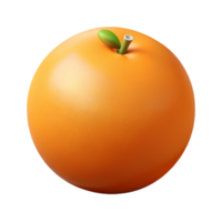 fascinante caprichoso vanguarda uma simples laranja com uma circular forma. fresco arestas, plano cor, com escalável Projeto. museu qualidade png