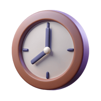 calma splendida minimo silhouette di un' orologio. pulito linee, scalabile disegno, piatto colore con scalabile design. alto risoluzione png