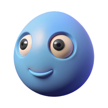 memorável vanguarda circular blob personagem com uma solteiro olho. limpar \ limpo linhas, escalável, plano cor com escalável Projeto. impecável png