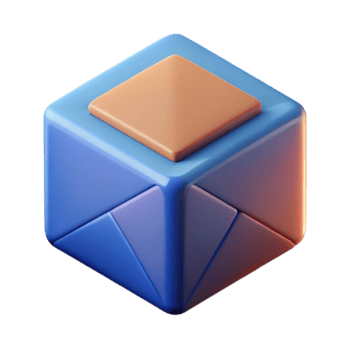 se destacarem urbano geométrico, plano cor ilustração do uma cubo. fresco arestas, mínimo com escalável Projeto. nível superior png