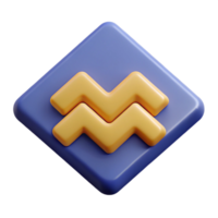 enchanting nostalgic coastal Square wave pattern, symmetrical, flat color, clean lines with Scalable Design. luxury png