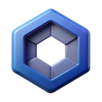 whimsical mesmerizing Geometric logo with a stylized pentagon. Crisp edges, flat color with Scalable Design. genuine png