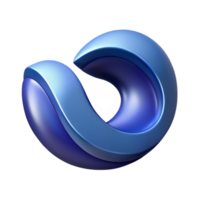 sumptuous abstract Abstract logo featuring a wave-like shape. Single-weight stroke, symmetrical, with Scalable Design. original png