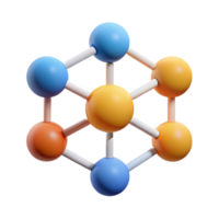 vibrant dramatic nordic Abstract composition of four connected dots. Flat color, clean lines, with Scalable Design. top-tier png
