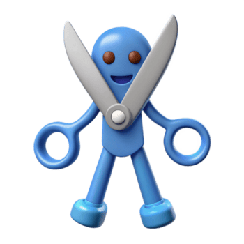 pristine exemplary Simple scissors character with open blades. Clean lines, scalable, single-weight stroke with Scalable Design. png