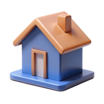 elegante Vintage ▾ un' semplice Casa con un' piazza base e triangolare tetto. peso singolo ictus, piatto colore, con scalabile design. alto qualità png