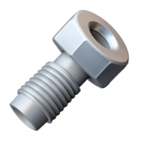 breathtaking mysterious minimalist Technical drawing of a bolt and nut. Clean lines, scalable design, single-weight stroke with Scalable Design. expertly shot png