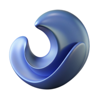 fascinating memorable Abstract shape resembling a wave. Clean lines, single-weight stroke with Scalable Design. png