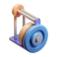 sought-after elegant Geometric rendering of a pulley system. Flat color, single-weight stroke with Scalable Design. genuine png