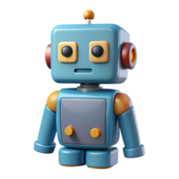 vibrant dramatic traditional A stylized robot with square body and circular head. Crisp edges, single-weight stroke. Flat color with Scalable Design. elite png