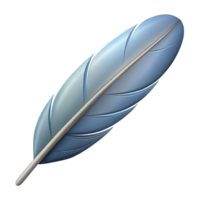 glorious minimalist Single-weight stroke rendering of a feather. Crisp edges with Scalable Design. studio quality png