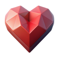 sumptuous timeless Geometric shapes forming an abstract heart. Crisp edges, minimal design with Scalable Design. png