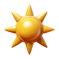 nostalgic impressive Stylized, symmetrical sun with crisp edges and flat color. with Scalable Design. studio quality png