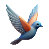 exquisite traditional Minimal line art of a bird in flight. Clean lines, sharp edges, flat color with Scalable Design. premium png