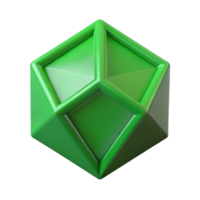 immaculate romantic abstract Scalable pentagon, single-weight stroke, symmetrical, flat green with Scalable Design. ultra HD png