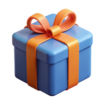 imaculado memorável fresco arestas delineando uma simples presente caixa. limpar \ limpo linhas, plano cor com escalável Projeto. png